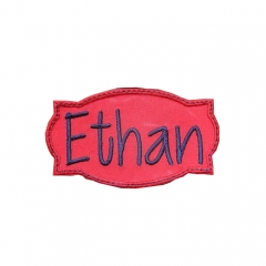 Customized various name brands, high quality, embroidered patch