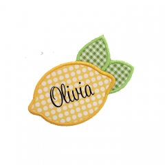 Cheap price top quality Customized Embroidery Patch for Cloth Cute Fruit Patch