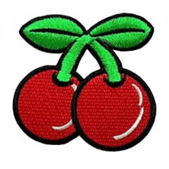Iron on Eat It Patch Peach On Embroidered Patch