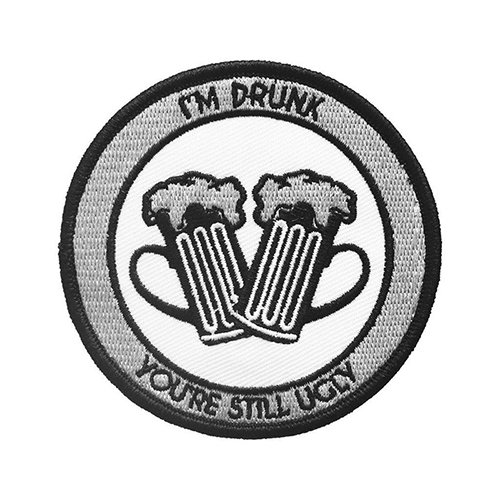 Custom embroidered logo embroidery patch with iron on backing