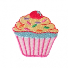 Cute Cupcakes Sew Iron on Embroidered Patches Applique