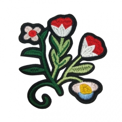 New Design Embroidery Flower Patches