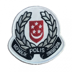 Custom iron on badges high density patch