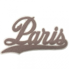 Customized Bulk Letter Chenille Towel Embroidery Patches