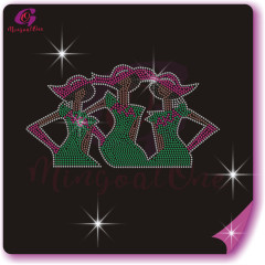 AKA rhinestone iron on transfer silver soror hotfix transfer