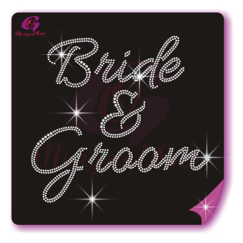Bow Strips rhinestone transfer