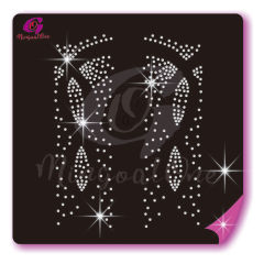 Bow Strips rhinestone transfer