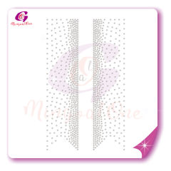 Bow Strips rhinestone transfer