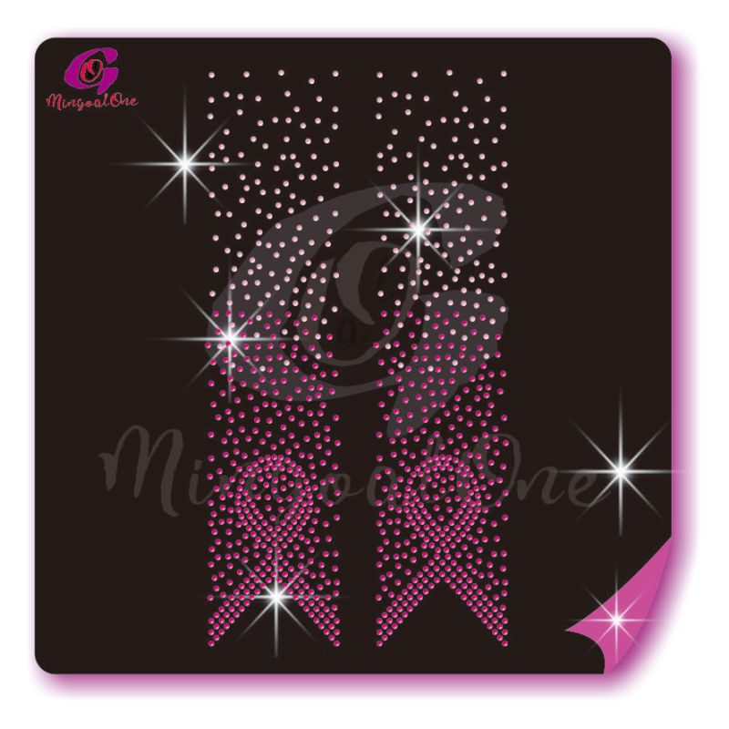 Bow Strips rhinestone transfer