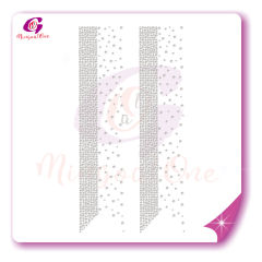 Bow Strips rhinestone transfer