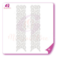 Bow Strips rhinestone transfer