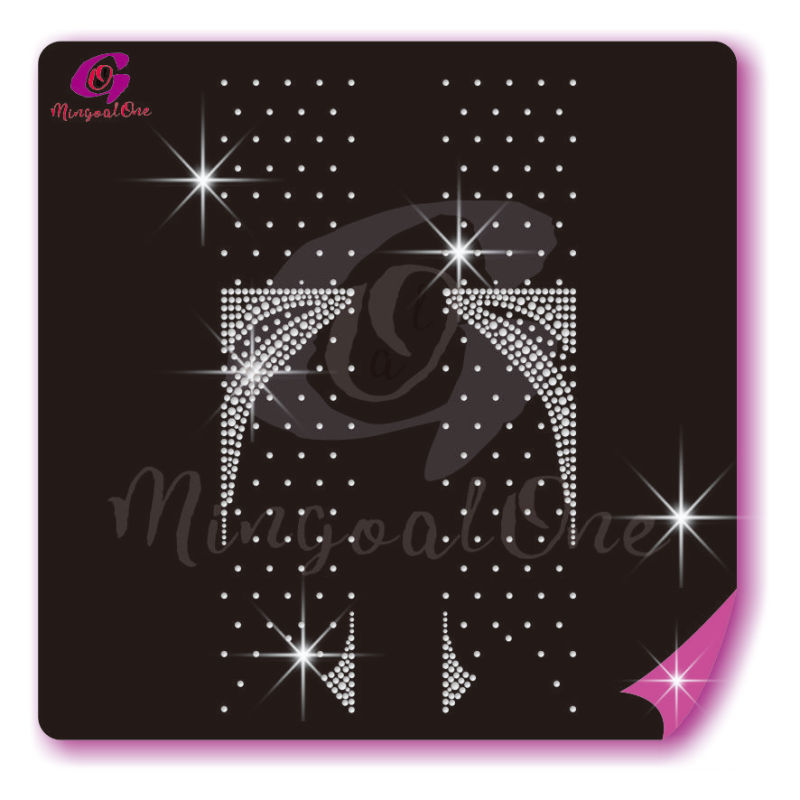 Bow Strips rhinestone transfer