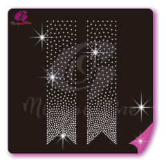 Bow Strips rhinestone transfer