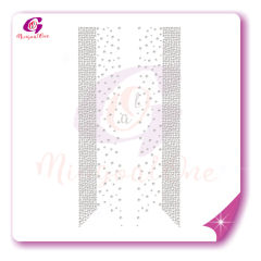Bow Strips rhinestone transfer