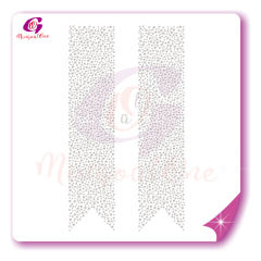 Bow Strips rhinestone transfer
