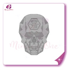 Skull rhinestone transfer