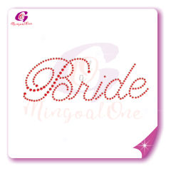bride rhinestone transfer