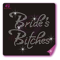 bride rhinestone transfer