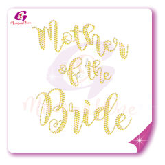 bride rhinestone transfer