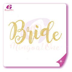 Bride rhinestone transfer