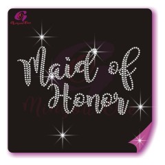 bride rhinestone transfer