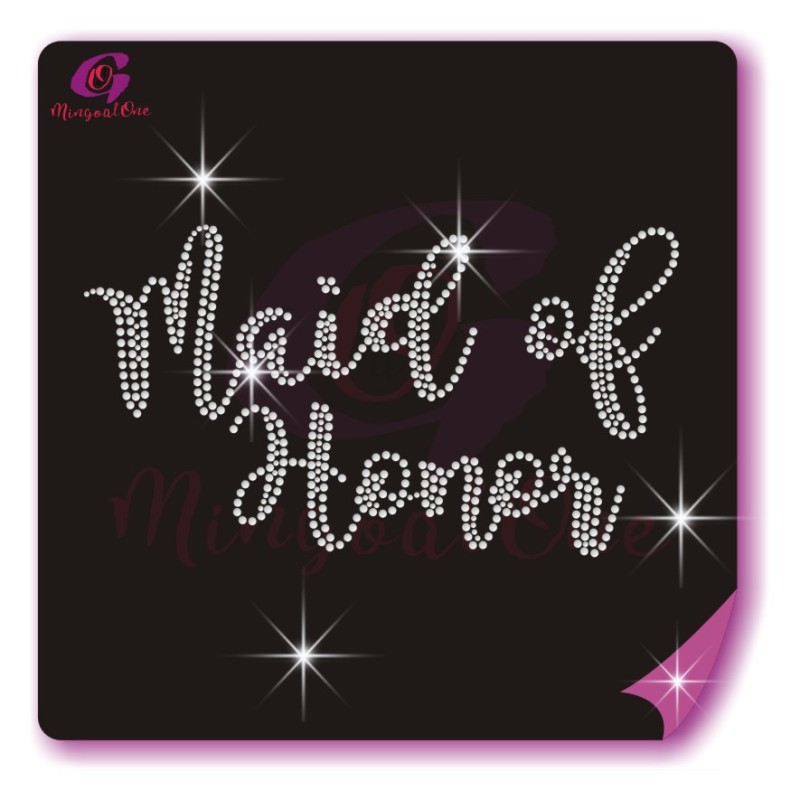 bride rhinestone transfer