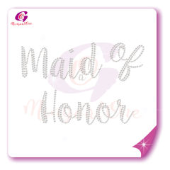 bride rhinestone transfer