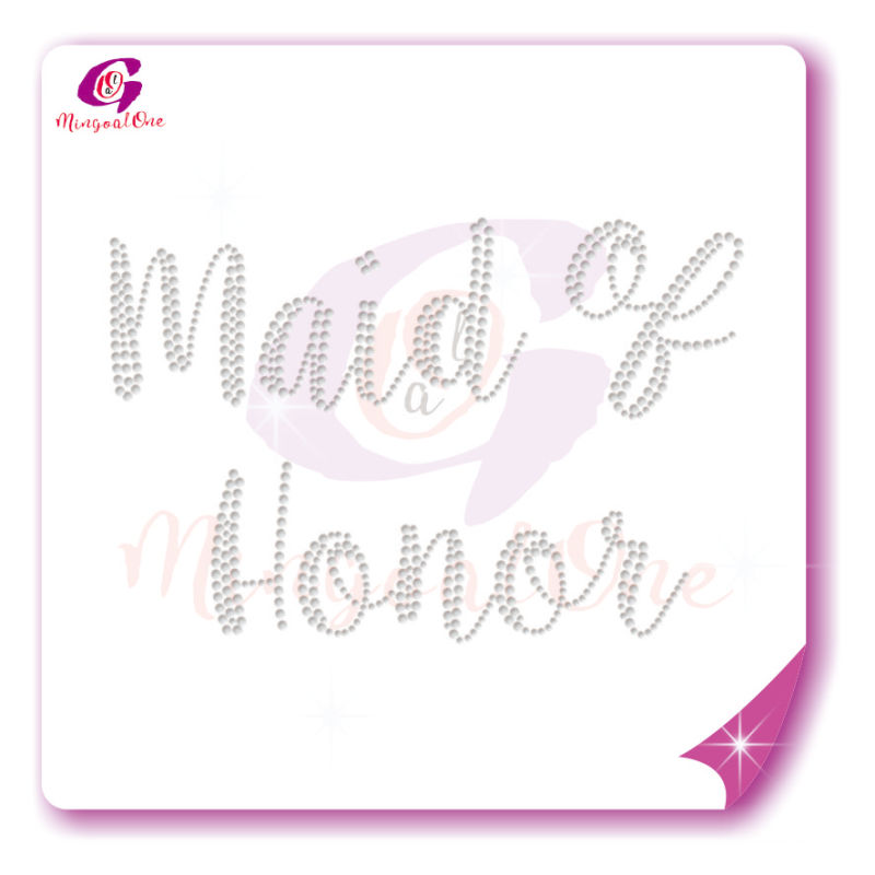 bride rhinestone transfer