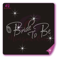 bride rhinestone transfer