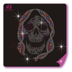 Skull rhinestone transfer