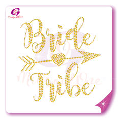 bride rhinestone transfer