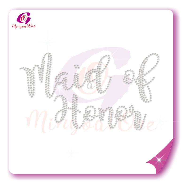 bride rhinestone transfer