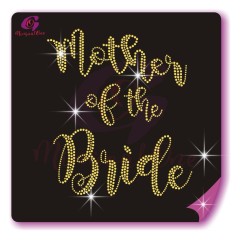 bride rhinestone transfer