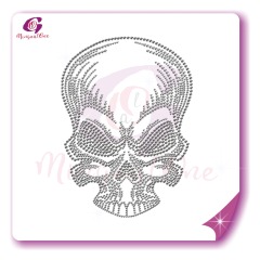 Skull rhinestone transfer
