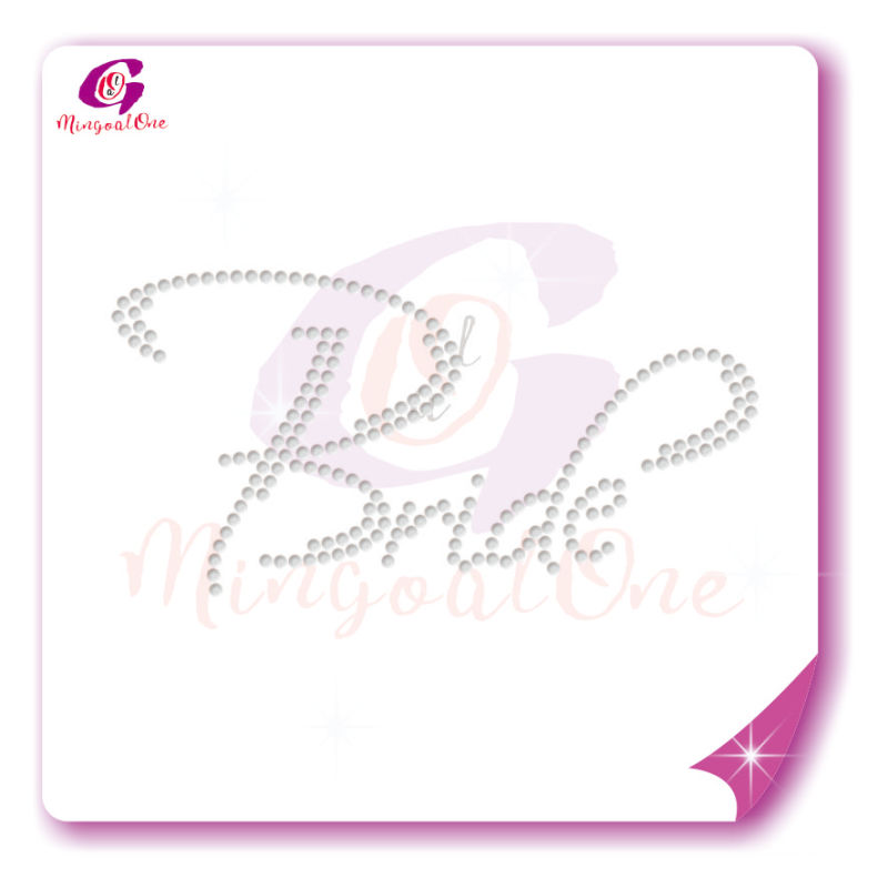 bride rhinestone transfer