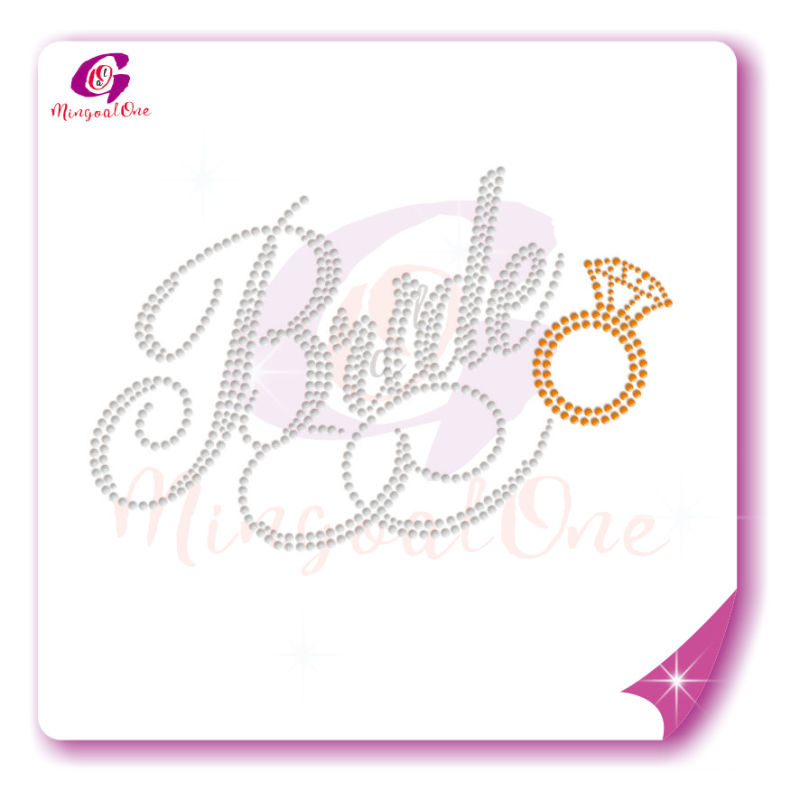 bride rhinestone transfer