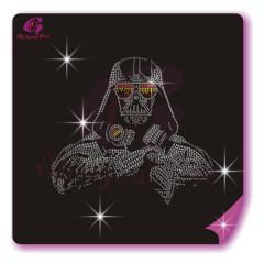 Skull rhinestone transfer