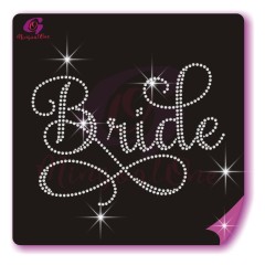 Bride rhinestone transfer
