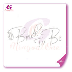 bride rhinestone transfer