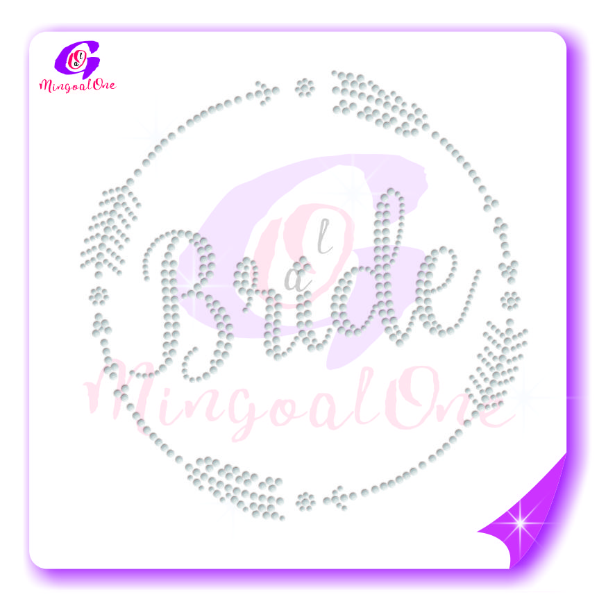 bride rhinestone transfer