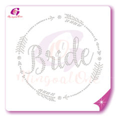 bride rhinestone transfer