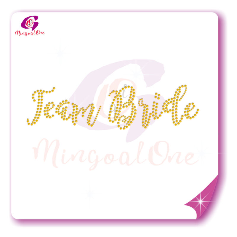 bride rhinestone transfer