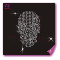 Skull rhinestone transfer