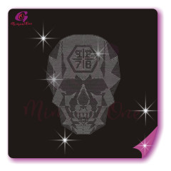 Skull rhinestone transfer