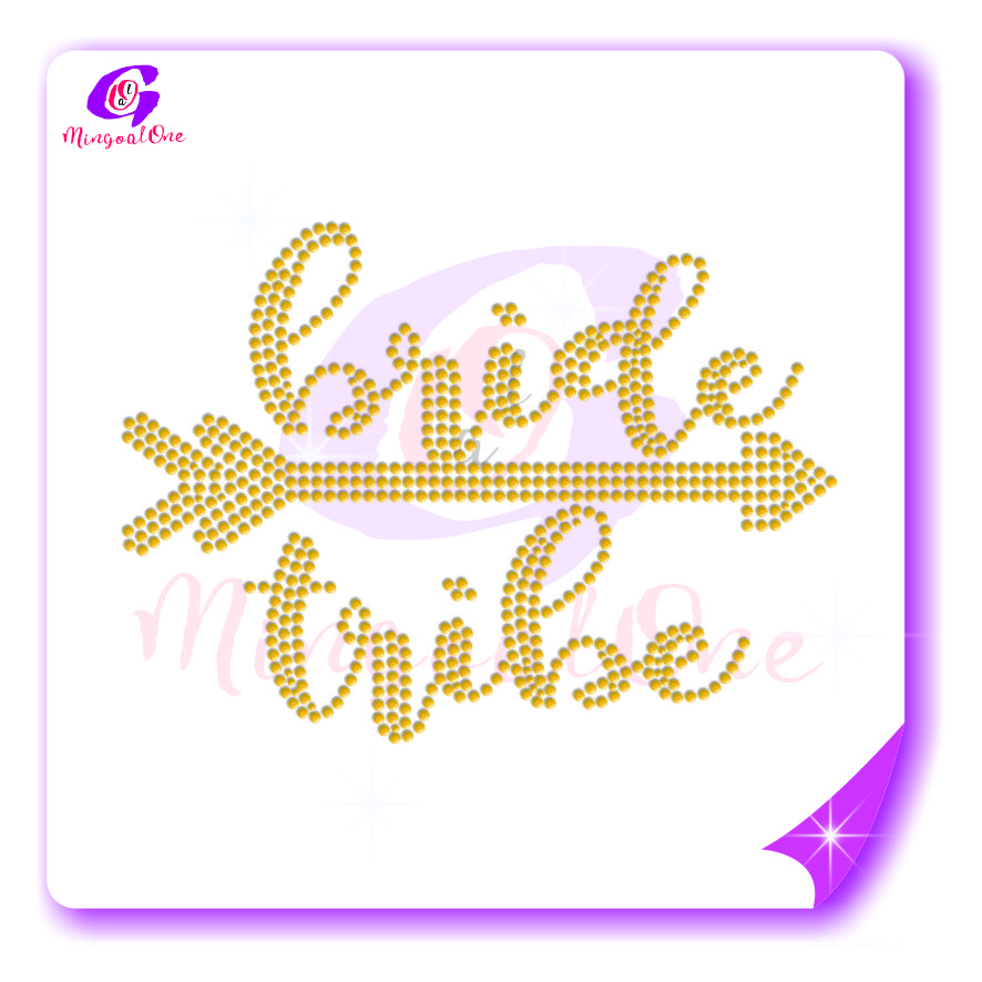bride rhinestone transfer