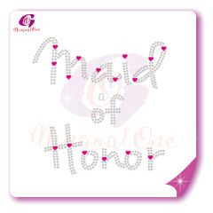 bride rhinestone transfer