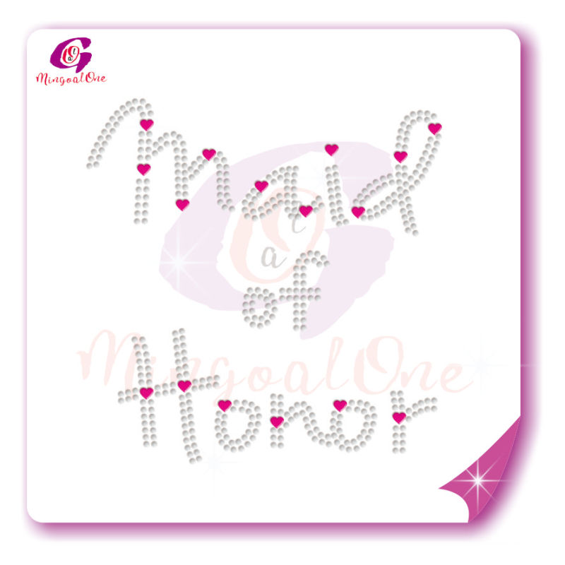 bride rhinestone transfer