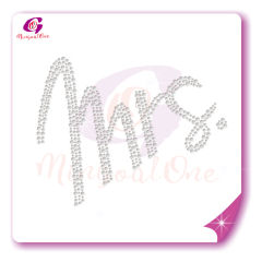 bride rhinestone transfer