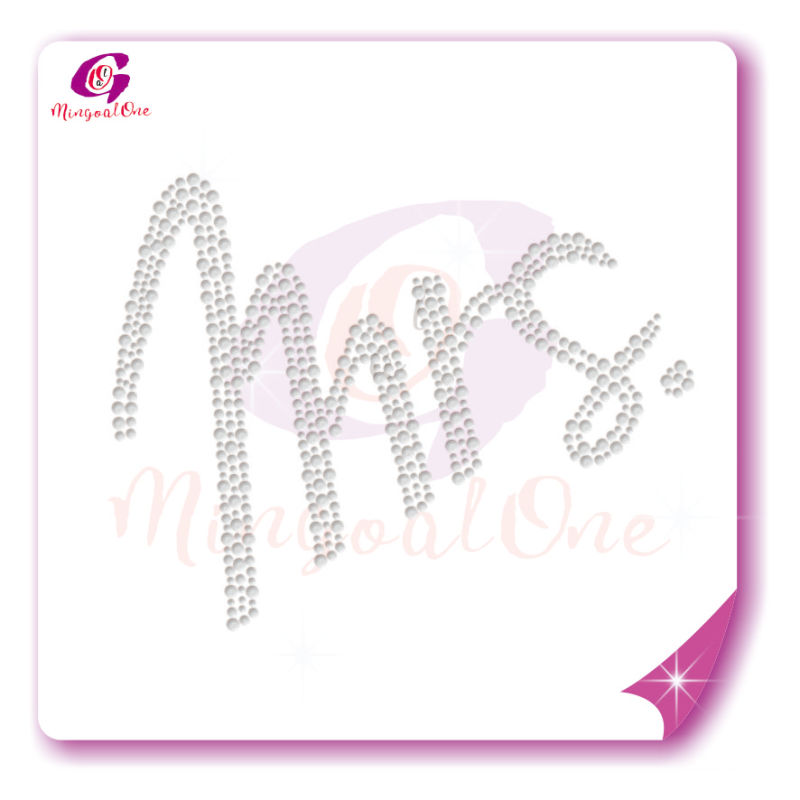 bride rhinestone transfer