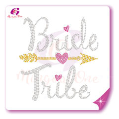 bride rhinestone transfer